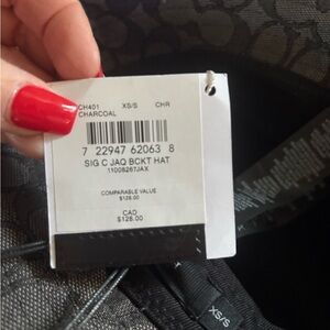 Coach, bucket, hat, brand new with tags size xs/s